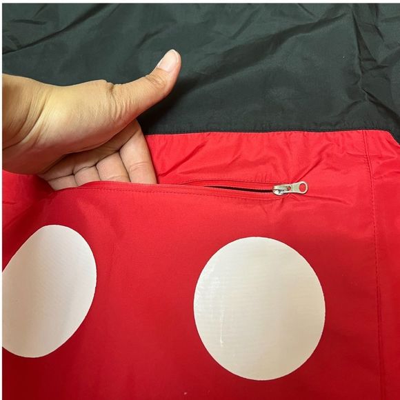Disney Parks Rain Poncho Minnie OR Mickey Reflective Jacket Packable Coat - Picture 9 of 15